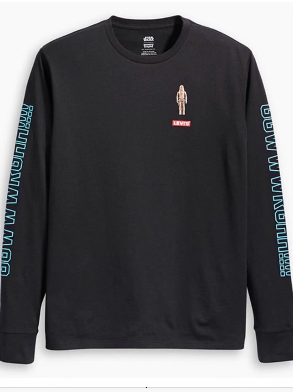 Levi's x Star Wars Men's Black Long-Sleeve Graphic Tee
